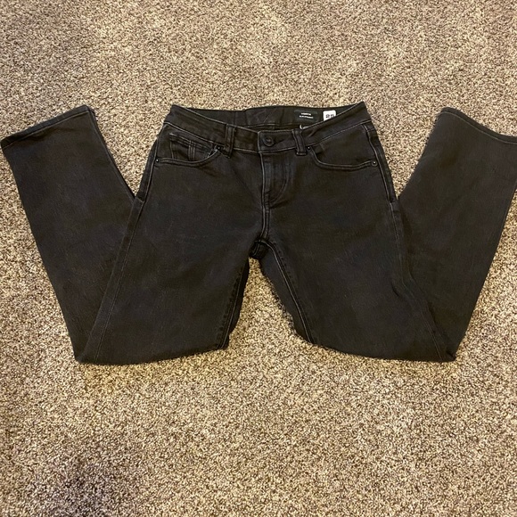 Volcom Boys Sz 25 Vorta Slim Straight Denim - Picture 6 of 6
